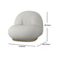 Contemporary Curved Sofa with Tight Back Standard Armless Sofa for Living Room