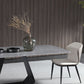 Modern Sintered Stone Top Dining Set Rectangle 1/3/4/6/7 Pieces Dining Room Table Set