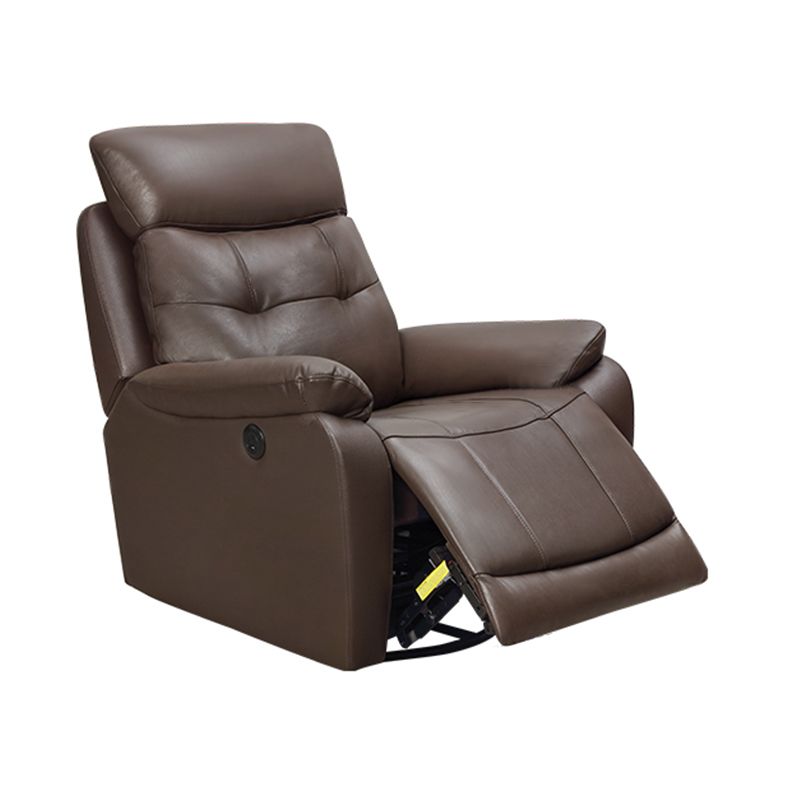 38" Wide Standard Recliner Genuine Leather Single Recliner Chair