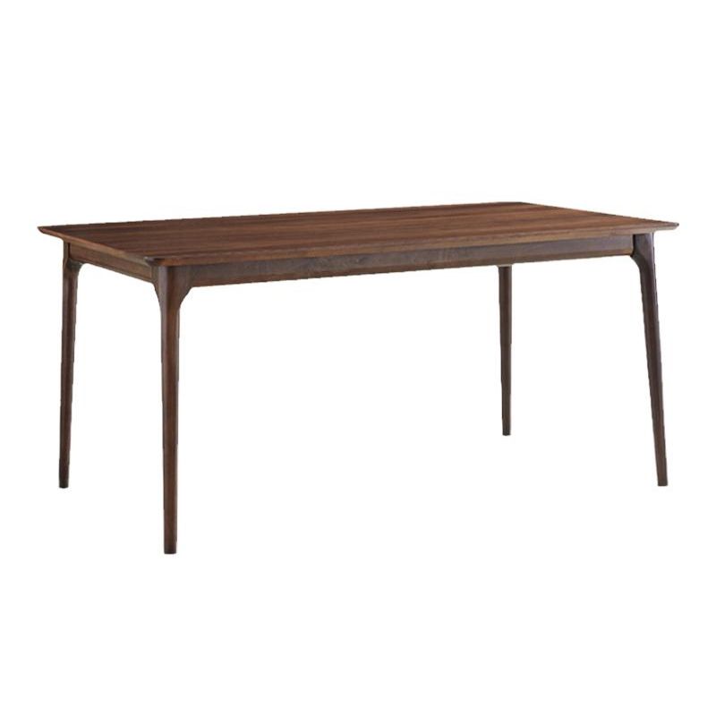 Ensemble de restauration moderne 1/3/4/5 PCS Table et chaises à manger en bois massif rectangle