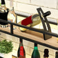 Iron Wine Rack Modern Style Wall Mounted Wine Holder Rack with Shelf Clearhalo 'furn' 'furn_wine_racks' 'Furniture' 'Kitchen & Dining Furniture' 'Wine Racks' 'wine_racks' 1200x1200_1e600955-383a-4066-b433-5bae72d156e0