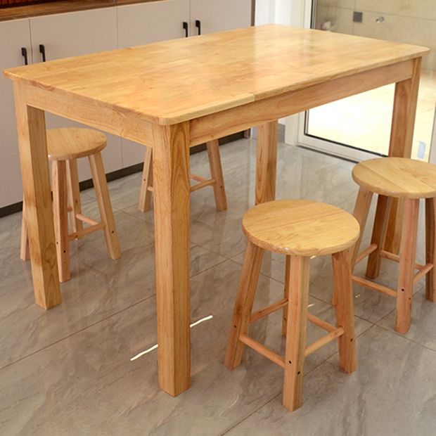 Industrial Solid Wood Dining Table Kitchen Standard Dining Table with 4 Legs Clearhalo ' dining_table' 'Dining Tables & Seating' 'Dining Tables' 'furn' 'furn_dining_table' 'Furniture' 'furniture_dining_table' 'Kitchen & Dining Furniture' 'kitchen&dining_furn' 'kitchen' 'kitchen_dining_table' 1200x1200_1e62004e-eb56-4212-8e0b-3000e0055df3