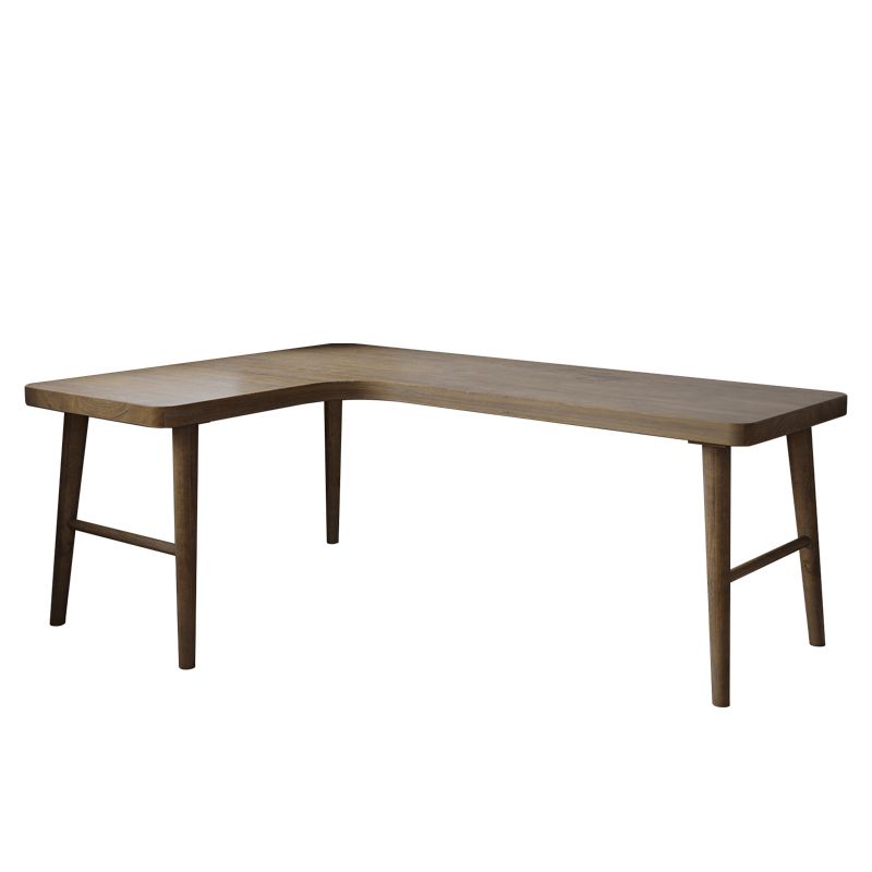 Industrial Massivholz Office Desk L-Shape Writes Desk für Schlafzimmer