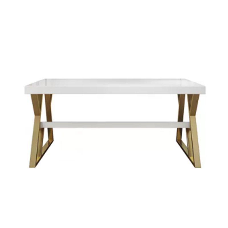 Massief hout rechthoekig schrijfbureau 1-plank 29.53 "Tall Office Desk