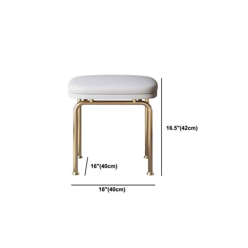 Mesa de tocador de 2 piezas con tocador de maquillaje de piedra acolchada