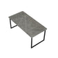 Stone Rectangle Office Desk Modern Style Computer Desk for Office