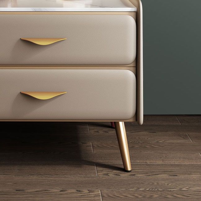 Steen accenttafel nachtkastje glamour bedacht kast voor slaapkamer