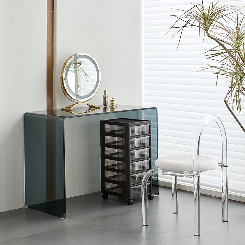 Trucco in vetro contemporaneo Vanity Vanity Set per camera da letto