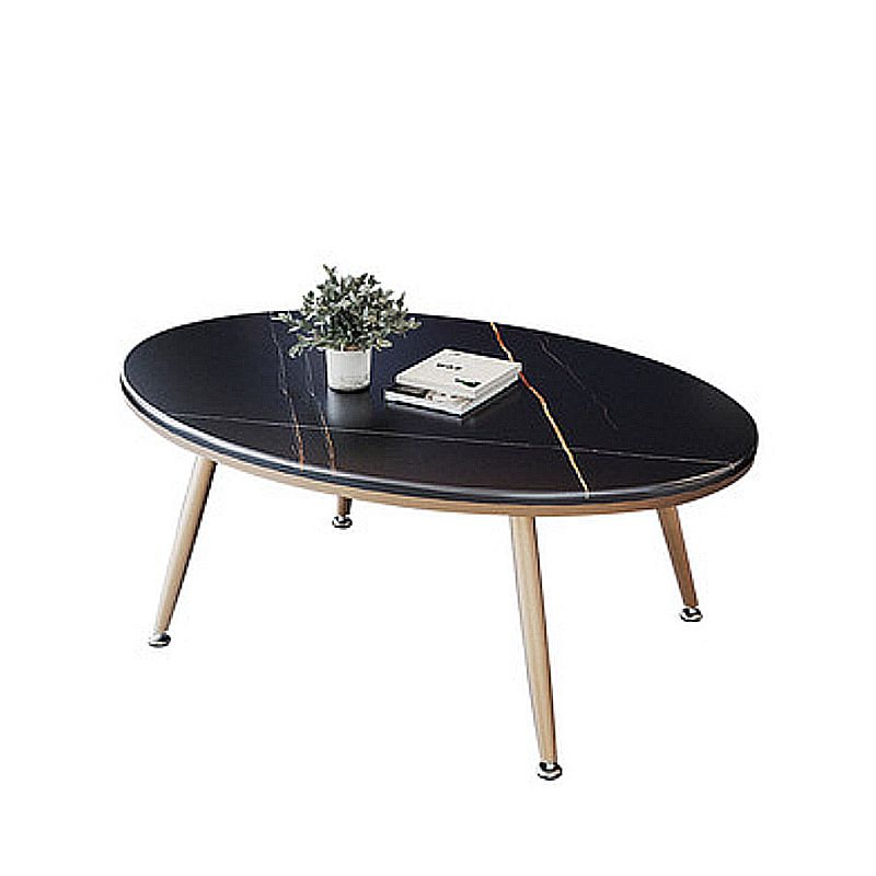 Glam Slate Geometric Coffee Table 17.7" H 1 Single Cocktail Table with Storage Clearhalo 'Coffee & Accent Tables' 'Coffee Tables' 'coffee_tables' 'furn' 'furn_coffee_tables' 'Furniture' 'Living Room Furniture' 1200x1200_1e70dbd7-88a6-48e3-93a0-a882cfdd595e