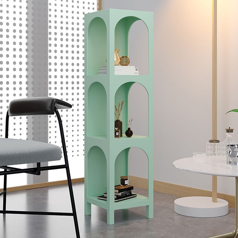 Modern Style Bookcase 13.78" Wide Metal Closed Back Bookshelf for Home Clearhalo 'Bookcases' 'furn' 'furn_bookcases' 'Furniture' 'furniture_bookcases' 'Office Furniture' 1200x1200_1e7106e8-19c5-4747-89be-7d4bcf98490f
