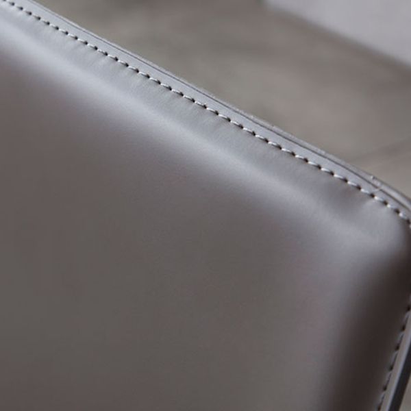 Modern Style Home Side Chair Solid Back Metal Upholstered Dining Room Chair Clearhalo ' kitchen&dining_furn' 'Dining Chairs' 'Dining Tables & Seating' 'dining_chair' 'furn' 'furn_dining_chair' 'Furniture' 'furniture_dining_chair' 'Kitchen & Dining Furniture' 'kitchen' 1200x1200_1e712c3f-09b9-403e-8a11-144b89d97021