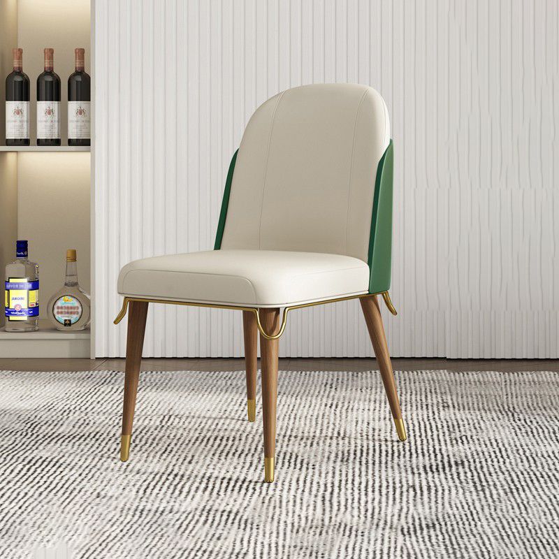 Nordic Style Wood Dining Room Chairs Armless Parsons Chair for Restaurant Use(Set of 2) Clearhalo ' kitchen&dining_furn' 'Dining Chairs' 'Dining Tables & Seating' 'dining_chair' 'furn' 'furn_dining_chair' 'Furniture' 'furniture_dining_chair' 'Kitchen & Dining Furniture' 'kitchen' 1200x1200_1e72f333-03b9-4149-8785-beca7a5f1279