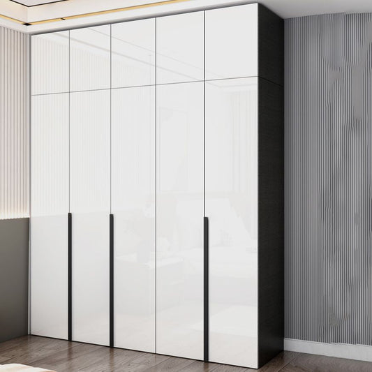 Modern Storage Cabinet Engineered Wood Wardrobe Armoire for Bedroom