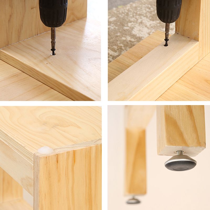 Industrial Bar Table Set 1/2/3 Pieces Rectangle Pine Wood Counter Table for Living Room Clearhalo 'Bar Furniture' 'furn' 'furn_home_bar_bar_sets' 'Furniture' 'Home Bars & Bar Sets' 'home_bar_bar_sets' 'Kitchen & Dining Furniture' 1200x1200_1e765c0d-17fa-462e-95a7-097806e648cf