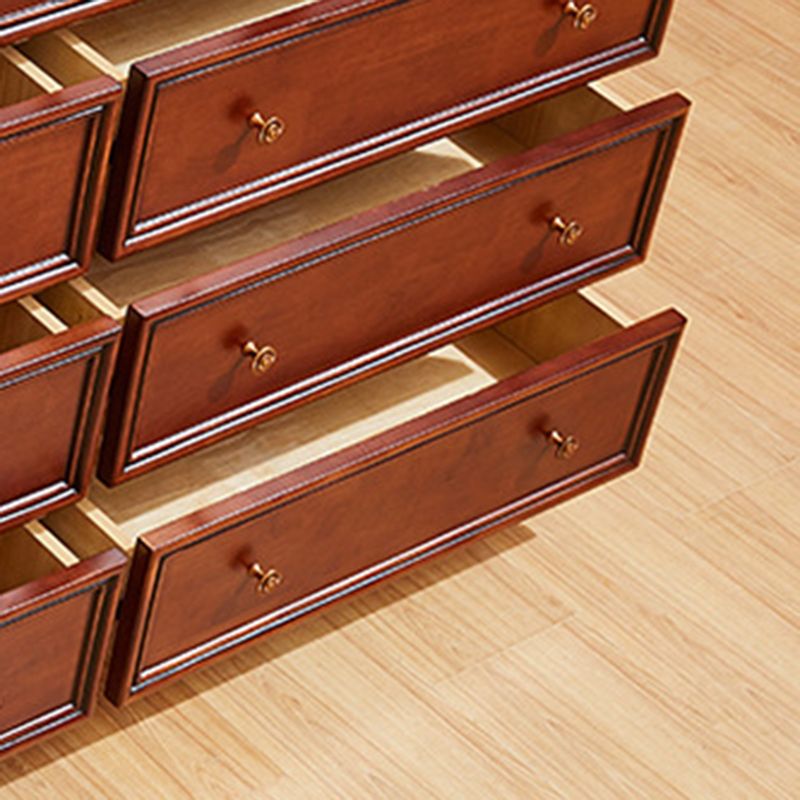 Glam -stijl opbergkist stevige hout opbergkast dressoir met 3/4/5 laden