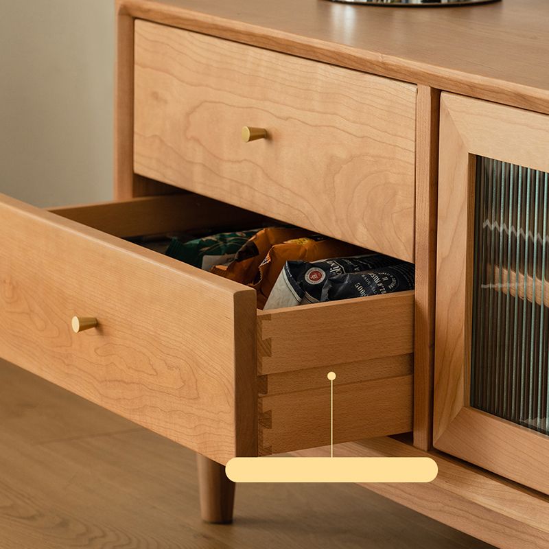 Scandinavian Media Console Wooden TV Media Console with Drawers Clearhalo 'furn' 'furn_tv_stands_entertainment_centers' 'Furniture' 'Living Room Furniture' 'TV Stands & Entertainment Centers' 'TV Stands & Media Storage Furniture' 'tv_stands_entertainment_centers' 1200x1200_1e7e4ce5-149a-4171-a88f-7852329cfdb5