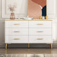 11.81" Wide Accent Chest White Contemporary Chest with Drawers Clearhalo 'Cabinets & Chests' 'cabinets_chests' 'furn' 'furn_cabinets_chests' 'Furniture' 'Living Room Furniture' 1200x1200_1e7fbccf-c38c-42a1-89f6-282c23c2184a