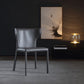 Wingback Armless Dining Chairs Modern Faux Leather Side Chair