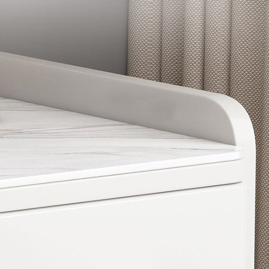 2つの引き出しコンテンポラリーアクセントテーブルナイトスタンドアンティークフィニッシュベッドナイトスタンド脚付き