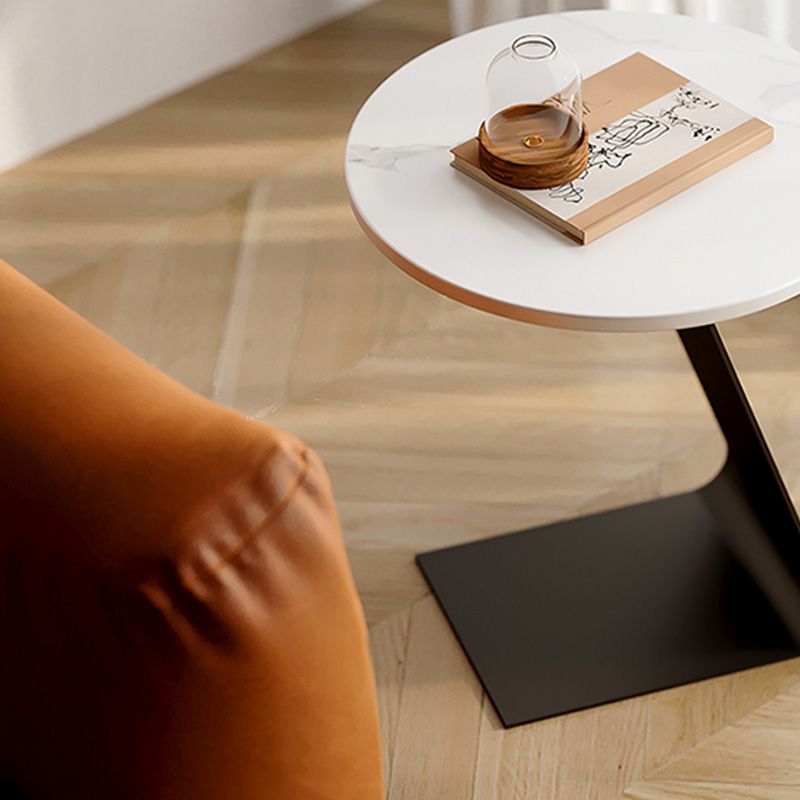 Runder Akzent Seitentisch Metall C Seitentisch Seitenende Snacktisch