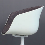 Swivel Plastic Dining Room Arm Chair Modern Solid Back Dining Chair Clearhalo ' kitchen&dining_furn' 'Dining Chairs' 'Dining Tables & Seating' 'dining_chair' 'furn' 'furn_dining_chair' 'Furniture' 'furniture_dining_chair' 'Kitchen & Dining Furniture' 'kitchen' 1200x1200_1e898ea3-fbc2-465d-a86c-ecea46dea3b6