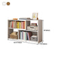 Contemporary Style Bookshelf Open Back Bookcase for Home Office
