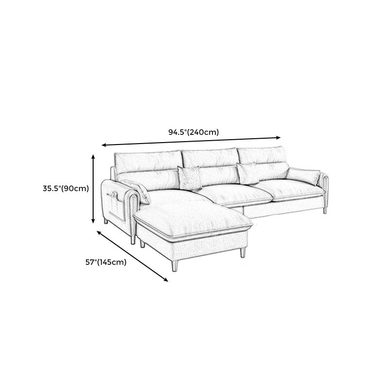Modern Linen Sofa Cream Sectional with Removable Cushions for Apartment Clearhalo 'furn' 'furn_sectionals' 'Furniture' 'furniture_sectionals' 'Living Room Furniture' 'Sectionals' 1200x1200_1e8e0aef-f7ef-4ef0-9477-c9996bd9d88f