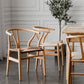 Scandinavian Style Wood Dining Chair Dining Room Wishbone Chair with Arm Clearhalo ' kitchen&dining_furn' 'Dining Chairs' 'Dining Tables & Seating' 'dining_chair' 'furn' 'furn_dining_chair' 'Furniture' 'furniture_dining_chair' 'Kitchen & Dining Furniture' 'kitchen' 1200x1200_1e8e16d2-bf93-40e9-ba78-17e24cd38896
