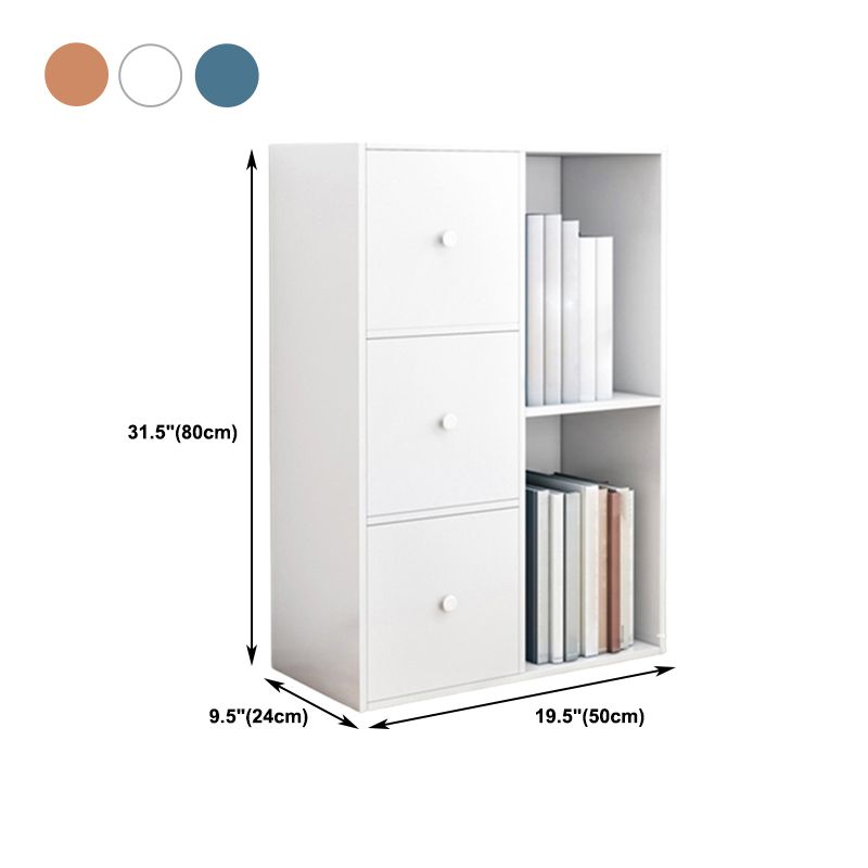 Wooden Bookcase Modern Style Home Office Standard Book Shelf