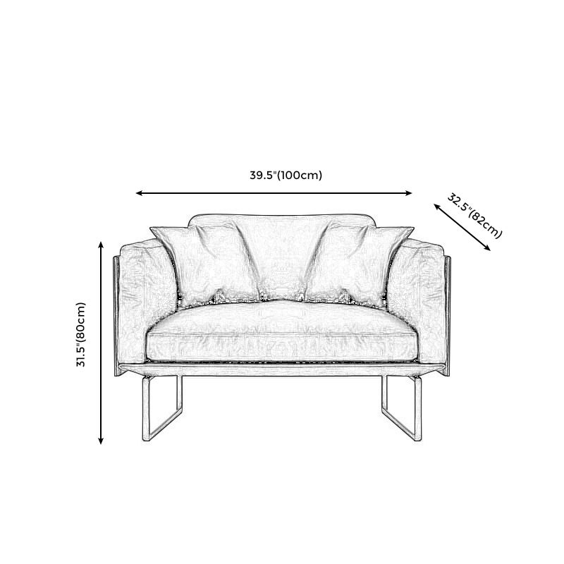 Wooden Genuine Leather Cushions Sofa 31.5"H Contemporary Industrial Square Arm Sofa,Black Clearhalo 'furn' 'furn_sofas' 'Furniture' 'furniture_sofas' 'kitchen' 'kitchen_sofas' 'Living Room Furniture' 'Sofa' 'sofas' 1200x1200_1e9076dc-2a66-4b1e-a1dd-65908c9351f4