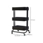 Contemporary Etagere Bookshelf Metal Open Back Bookcase with Shelves
