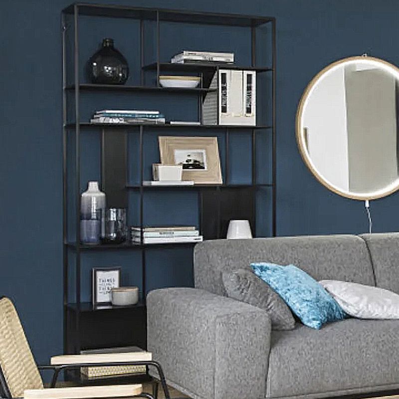 Modern Open Bookcase with Metal Rectangular Shelves for Office Clearhalo 'Bookcases' 'furn' 'furn_bookcases' 'Furniture' 'furniture_bookcases' 'kitchen' 'kitchen_bookcases' 'Living Room Furniture' 'Office Furniture' 1200x1200_1e92b9d5-0cdb-4c9b-bc58-97cc53592a46