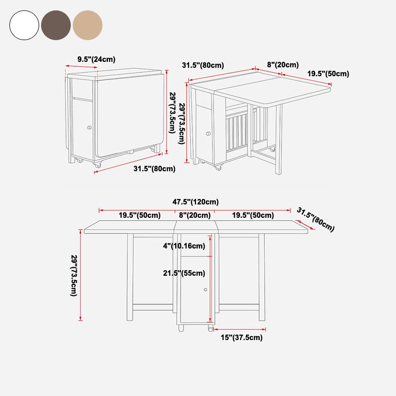 Rectangle Mid-Century Modern Folding Table Pedestal Base Table for Dining Room(only table) Clearhalo ' dining_table' 'Dining Tables & Seating' 'Dining Tables' 'furn' 'furn_dining_table' 'Furniture' 'furniture_dining_table' 'Kitchen & Dining Furniture' 'kitchen&dining_furn' 'kitchen' 'kitchen_dining_table' 1200x1200_1e94f3fc-0ce7-4e48-aed3-b3b9f62f87fa