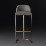 Counter de chaise de comptoir en faux cuir