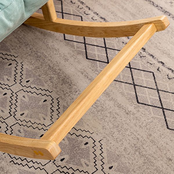 Chaute à bascule canapé de loisir de style contemporain chaise à bascule intérieure avec coussin