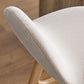 Scandinavian Style Bar-stool with Wooden Legs Counter Stool for Kitchen Bar