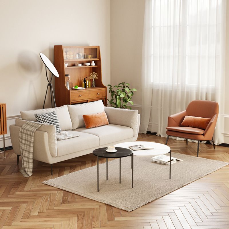 Sofa Chaise for Apartment Flared Arm Sofa for Home Living Room Clearhalo 'Furniture' 'furniture_sofas' 'kitchen' 'kitchen_sofas' 'Living Room Furniture' 'Sofa' 'sofas' 1200x1200_1e9b53a2-2e2b-4b72-a0e7-6d0d9b7e5aa7