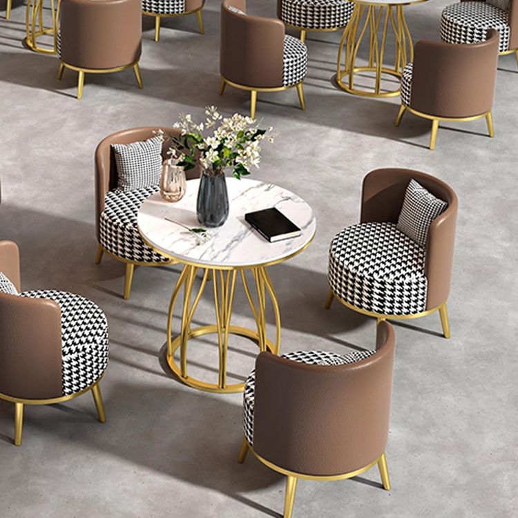 Glam 1/2/5 Pieces Metal Dining Set Dining Furniture Set /Separate Items Clearhalo 'Dining Room Sets' 'Dining Tables & Seating' 'dining_room_set' 'furn' 'furn_dining_room_set' 'Furniture' 'furniture_dining_room_set' 'Kitchen & Dining Furniture' 'kitchen&dining_furn' 'kitchen' 1200x1200_1e9b57fc-3f84-4246-bb0a-c55c1c86a0ed