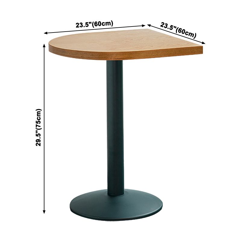 Industrial Style Brown Dining Table Wooden Table with Black Frame for Dining Room Clearhalo ' dining_table' 'Dining Tables & Seating' 'Dining Tables' 'furn' 'furn_dining_table' 'Furniture' 'furniture_dining_table' 'Kitchen & Dining Furniture' 'kitchen&dining_furn' 'kitchen' 'kitchen_dining_table' 1200x1200_1e9cfd37-52c1-4c5c-9e97-4869e47db87f