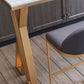 Contemporary 1/2/3/5/7 Pieces Bar Table Set Rectangle Stone Bar Table with Bar Stool Clearhalo 'Bar Furniture' 'furn' 'furn_home_bar_bar_sets' 'Furniture' 'Home Bars & Bar Sets' 'home_bar_bar_sets' 'Kitchen & Dining Furniture' 1200x1200_1e9da667-4dba-4687-b413-47e106b85cb5