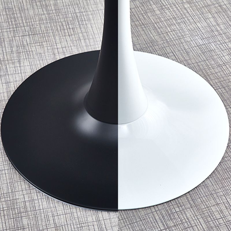 Round Shape Dining Table Simplicity Style Tulip Base Table for Dining Room Clearhalo ' dining_table' 'Dining Tables & Seating' 'Dining Tables' 'furn' 'furn_dining_table' 'Furniture' 'furniture_dining_table' 'Kitchen & Dining Furniture' 'kitchen&dining_furn' 'kitchen' 'kitchen_dining_table' 1200x1200_1e9eba9c-064f-4d12-9582-c8ea25dafe36