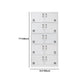 Contemporary Style Wardrobe Metal Home Wardrobe Closet with Locks
