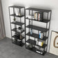 Modem & Contemporary Black Bookcase Etagere Metal Book Shelf