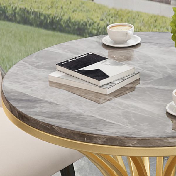 Glam Style 1/2/3/4/5 Pieces Dining Set Stone Top Table Dining Furniture Clearhalo 'Dining Room Sets' 'Dining Tables & Seating' 'dining_room_set' 'furn' 'furn_dining_room_set' 'Furniture' 'furniture_dining_room_set' 'Kitchen & Dining Furniture' 'kitchen&dining_furn' 'kitchen' 1200x1200_1ea19853-d62b-46d4-94a0-3e1c54cd823e