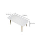 Traditional Luxury Rectangle Dining Table White Faux Marble Top Table for Home Clearhalo 'Dining Tables & Seating' 'Dining Tables' 'dining_table' 'furn' 'furn_dining_table' 'Furniture' 'Kitchen & Dining Furniture' 1200x1200_1ea21ccd-e6cf-4035-a0ae-bdacf4bd09af