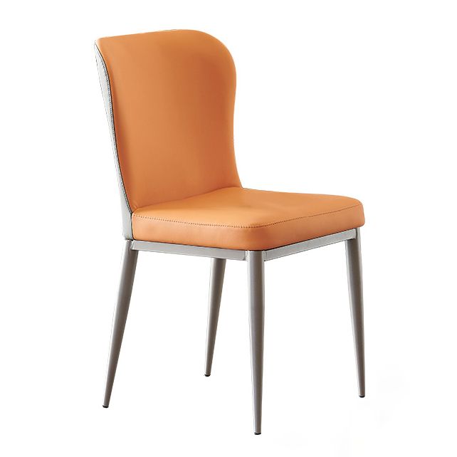 Nordic Style Upholstered Dining Chair Wingback Parsons Chair for Home Use Clearhalo ' kitchen&dining_furn' 'Dining Chairs' 'Dining Tables & Seating' 'dining_chair' 'Furniture' 'furniture_dining_chair' 'Kitchen & Dining Furniture' 'kitchen' 1200x1200_1ea23b11-db0a-4c7f-b191-74b70bc37c20