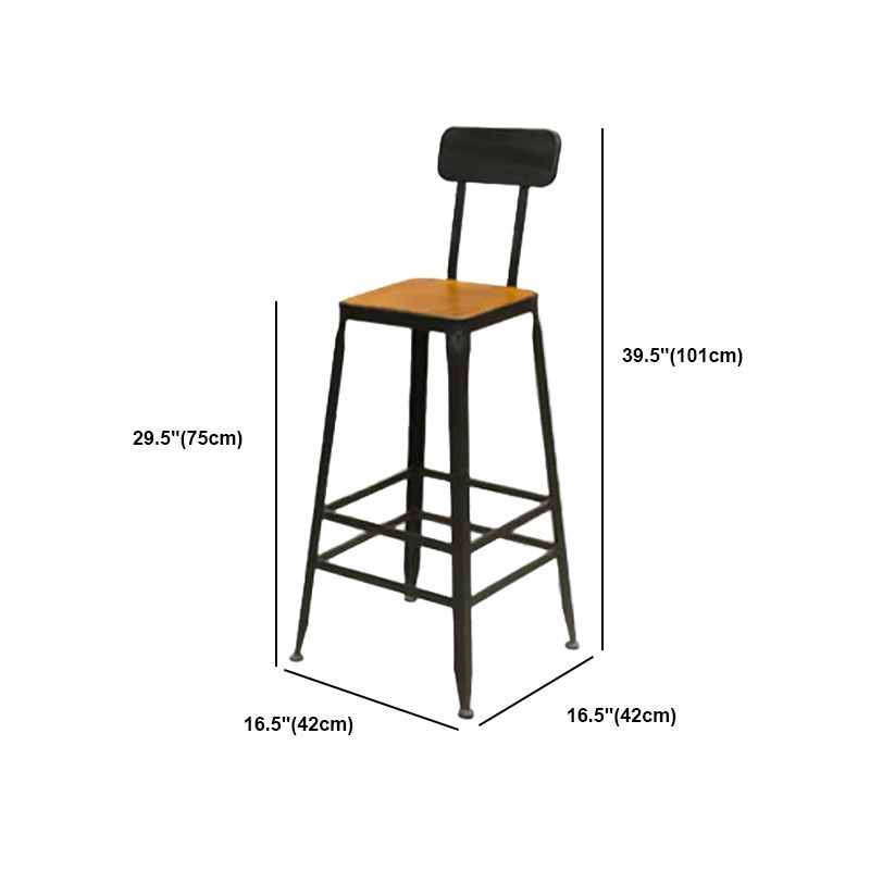 1/6/11 Pieces Pine Wood Top Bar Set with Metal Frame Industrial Rectangle Pub Set Clearhalo 'Bar Furniture' 'furn' 'furn_home_bar_bar_sets' 'Furniture' 'Home Bars & Bar Sets' 'home_bar_bar_sets' 'Kitchen & Dining Furniture' 1200x1200_1ea2c6e0-a44a-45d1-ac06-cc65ce61b395