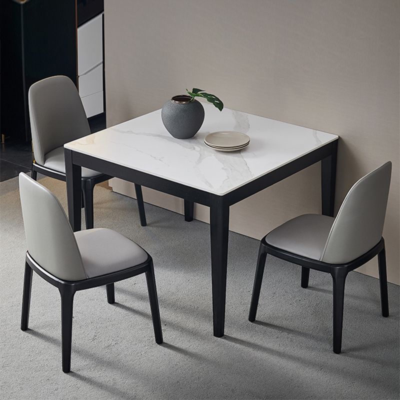 Industrial Sintered Stone Dining Table Solid Wood Dining Table for Dining Room Clearhalo 'Dining Tables & Seating' 'Dining Tables' 'dining_table' 'furn' 'furn_dining_table' 'Furniture' 'furniture_dining_table' 'Kitchen & Dining Furniture' 'kitchen' 'kitchen_dining_table' 1200x1200_1ea71486-83ca-4706-8604-fac8ab13fac6