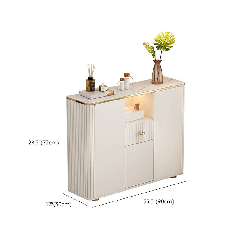 Stone TV Stand Console Glam Media Console TV Stand with Drawers Clearhalo 'furn' 'furn_tv_stands_entertainment_centers' 'Furniture' 'Living Room Furniture' 'TV Stands & Entertainment Centers' 'TV Stands & Media Storage Furniture' 'tv_stands_entertainment_centers' 1200x1200_1ea77768-47cb-449e-8d43-9bd1f12eba86