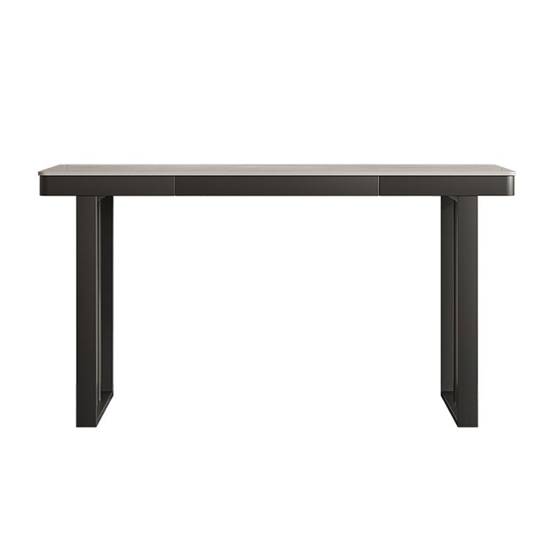 Escritorio de escritura contemporánea escritorio de trineo rectangular para dormitorio